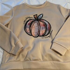 SHEIN Cream Cozy Sweatshirt 2XL